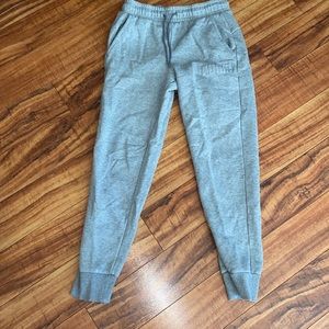 Gray puma sweatpants
